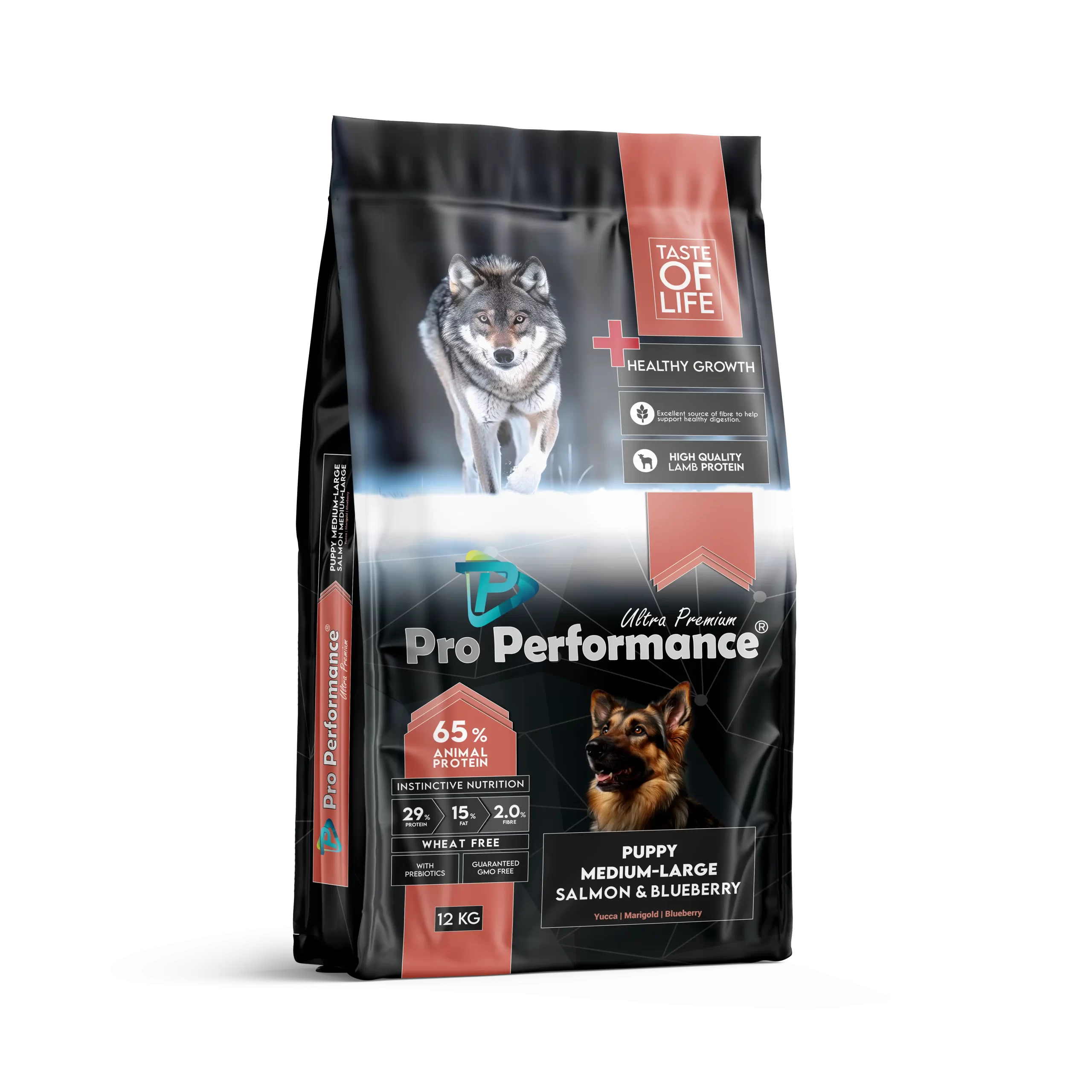 PROPERFORMANCE  PUPPY DOG ML SALMON BLUEBERRY 12 KG