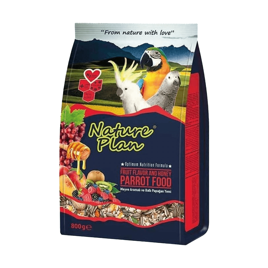 NATURE PLAN PAPAĞAN YEMİ BALLI MEYVELİ 800 GR