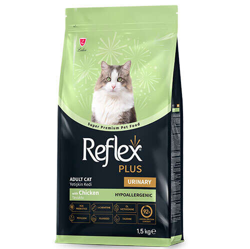 Reflex Plus Urinary Tavuklu Yetişkin Kedi Maması 1,5kg