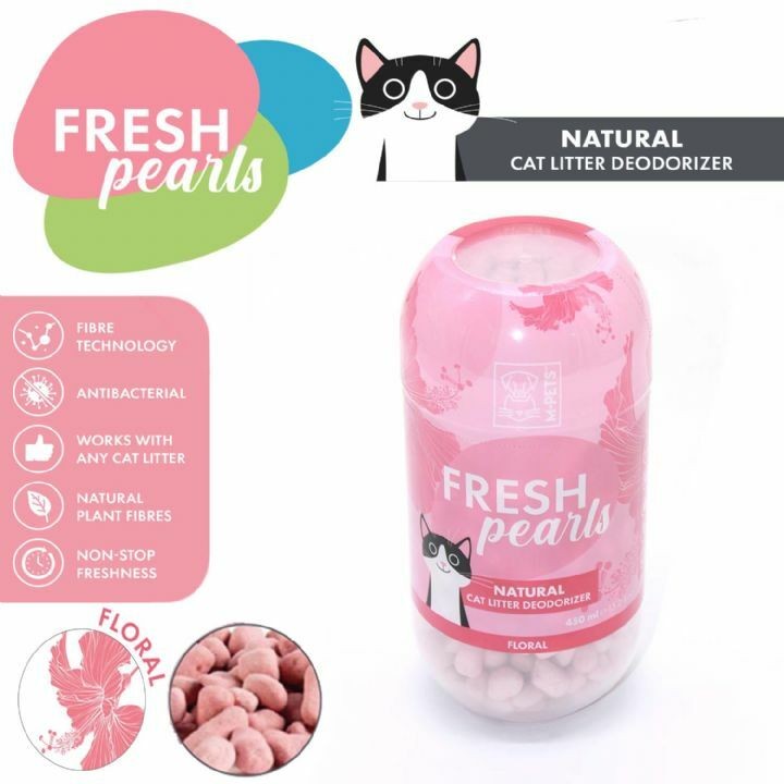 M-PETS FRESH PEARLS KEDİ KUMU DEODORANT ÇİÇEK KOKULU 450ML