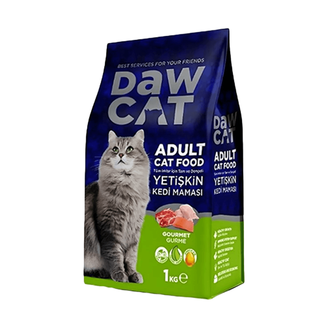 DAWCAT 1 KG GURME YETİŞKİN KEDİ MAMASI