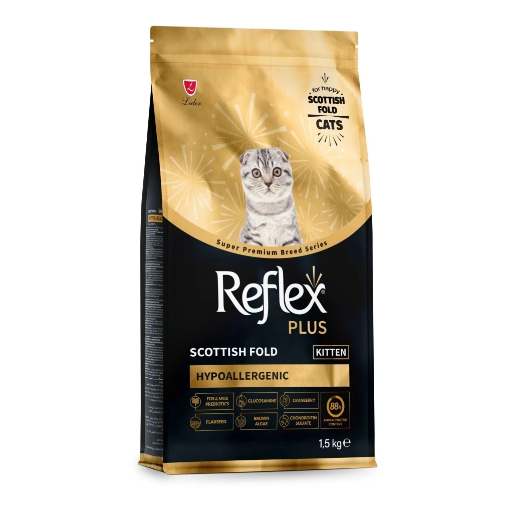 Reflex Plus Hipoalerjenik Scottish Fold Yavru Kedi Maması 1,5kg