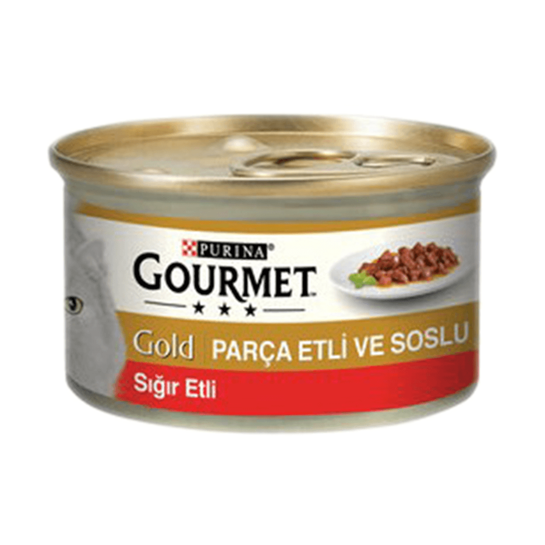 Gourmet Gold Sığır Etli Kedi Yaş Mama 85 Gr