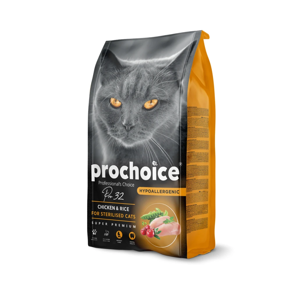 PROCHOICE CAT PRO 32 STERILI CHICKEN&RICE 2 KG