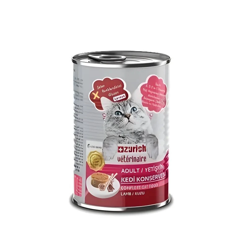 ZURİCH Veterinaire Pate Kuzulu Yetişkin Kedi Konservesi