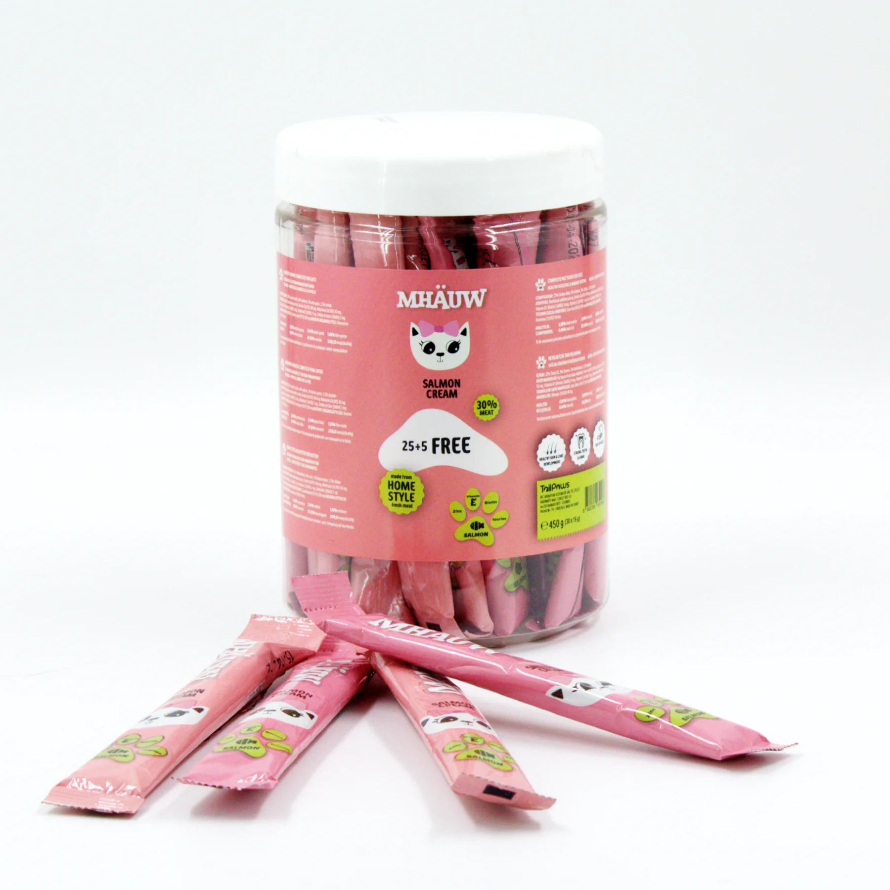 MHAUW CREMA  SALMON 15 G X30 LU  (KAVANOZ)