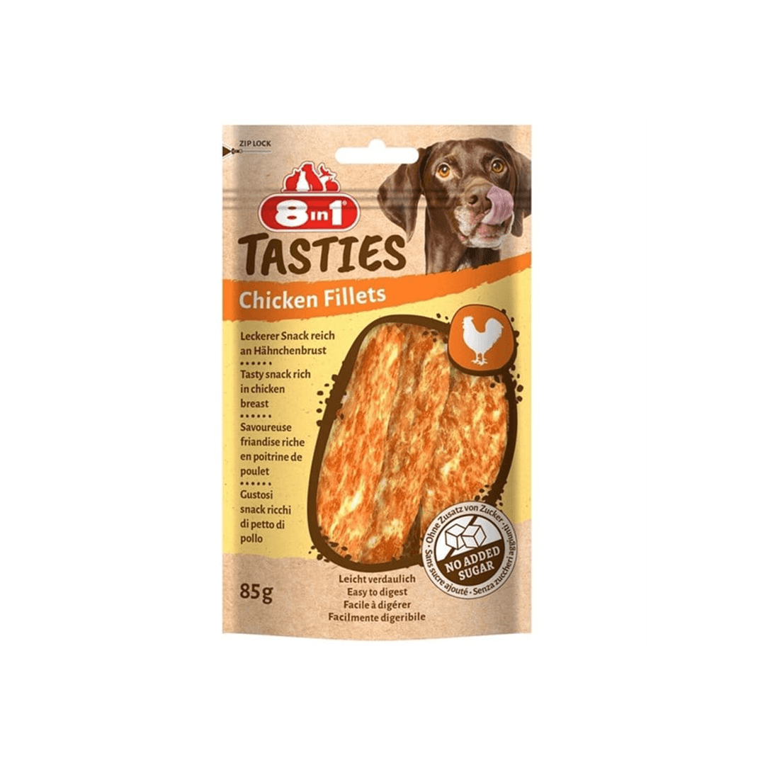 8in1 Tasties Chicken Fillets Tavuk Fileto Köpek Ödülü 85 Gr