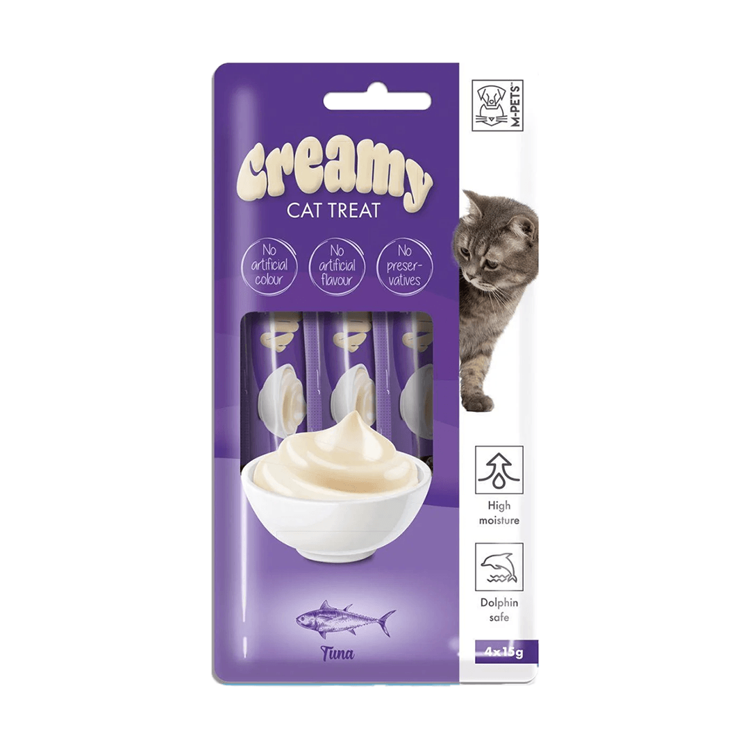 M-PETS CREAMY TON BALIKLI KEDİ ÖDüLÜ 4X15GR