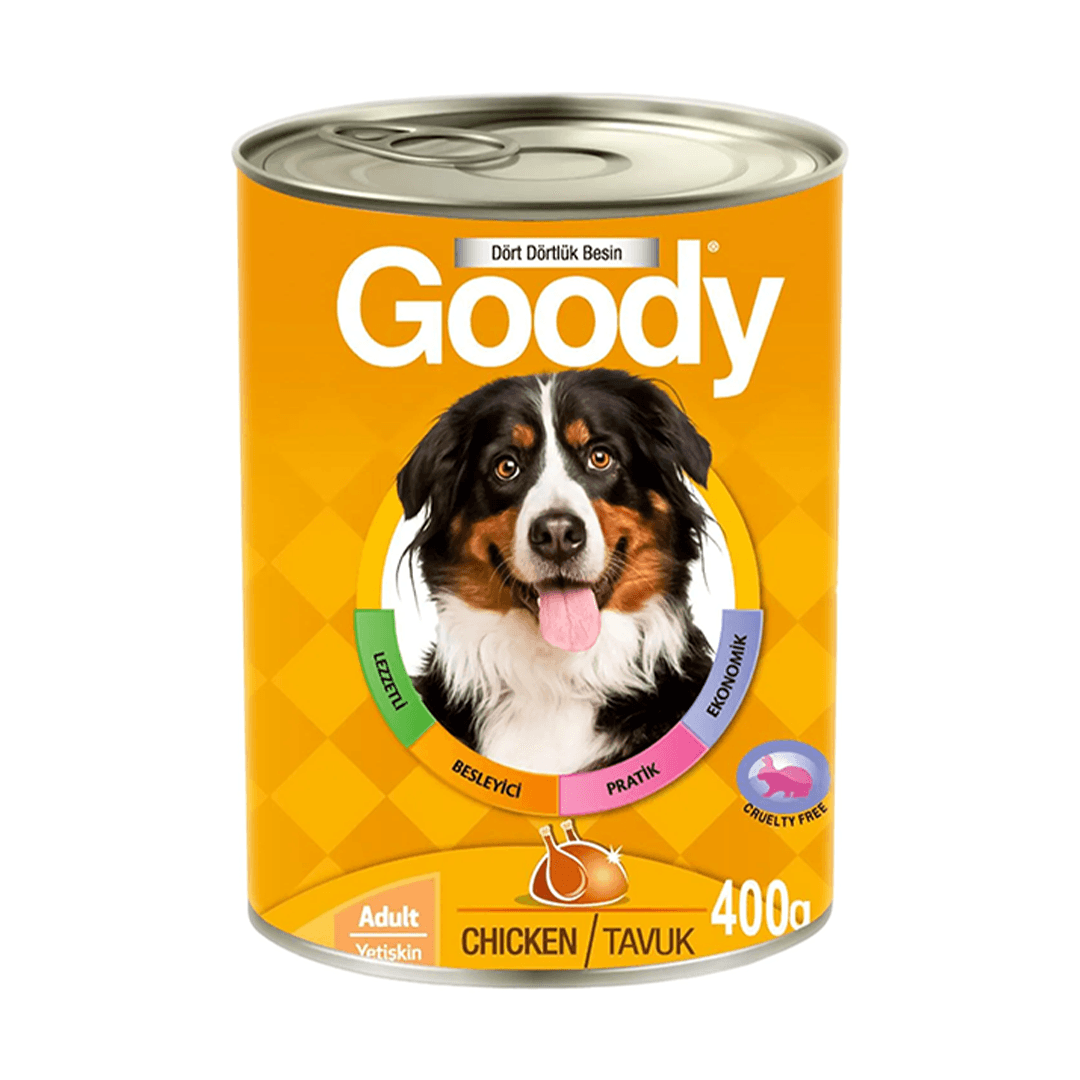 GOODY TAVUKLU YETİŞKİN KÖPEK KONSERVESİ 400 GR