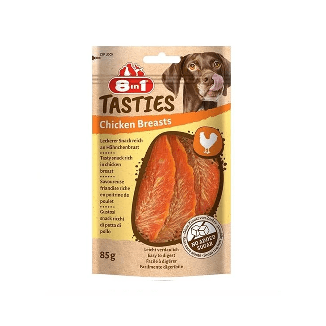 8in1 Tasties Chicken Breast Tavuk Göğsü Köpek Ödülü 85 Gr