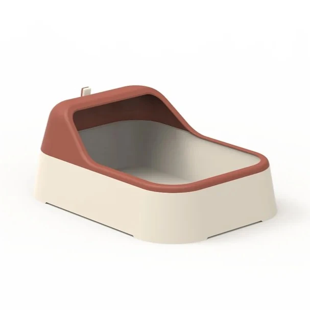 RAİNBOW AÇIK KEDİ TUVALETİ KREM KAHVE