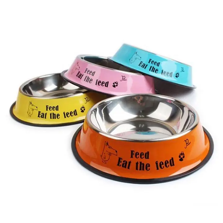 NUNBELL ÇELİK MAMA KABI RENKLİ 30cm