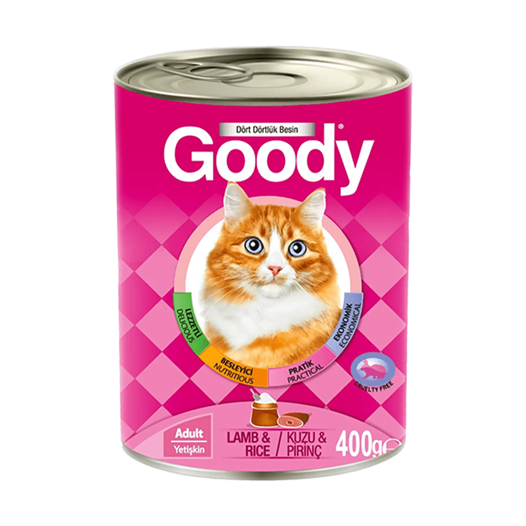 GOODY KUZU PRİNÇLİ YETİŞKİN KEDİ KONSERVESİ 400 GR