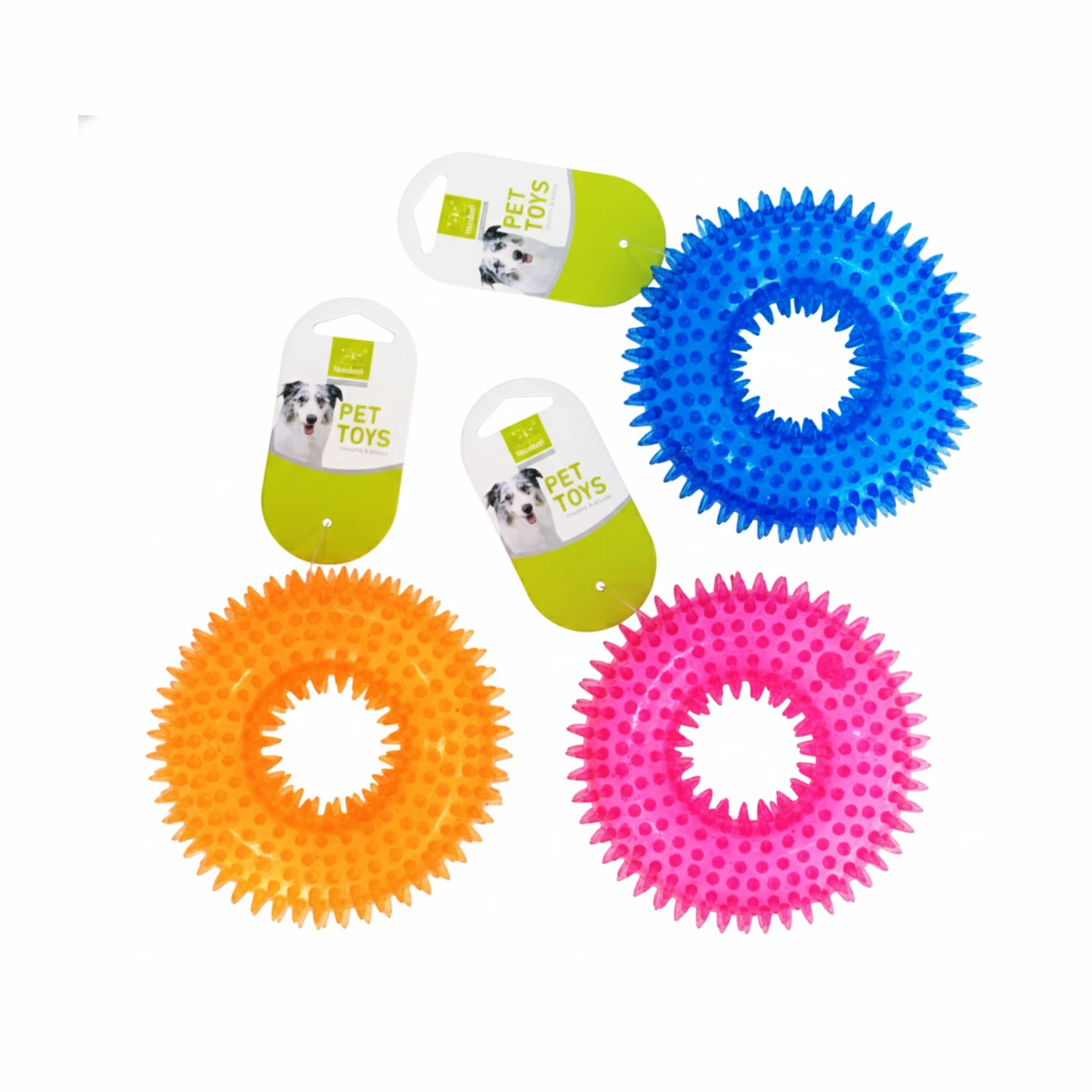 NUNBELL KÖPEK OYUNCAGI DİKENLİ  HALKA S