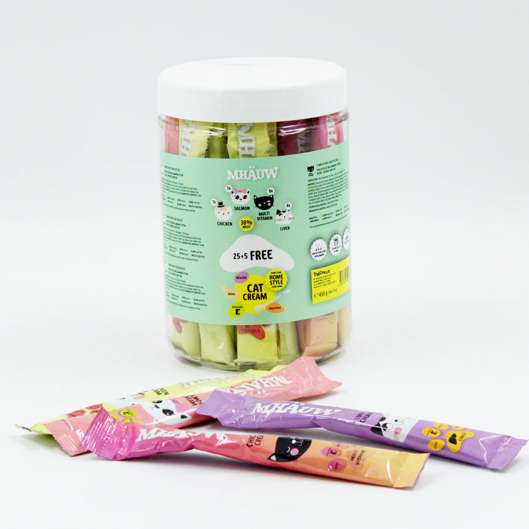 MHAUW CREMA  MİXED ALL 15 G X 30 LU (KAVANOZ)