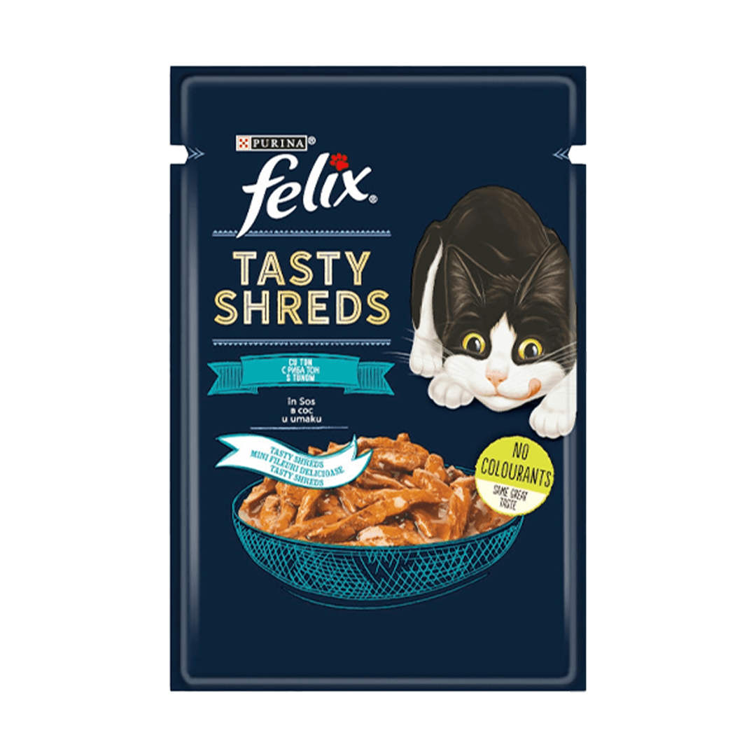 Felix Tasty Shreds Tonlu 80 Gr