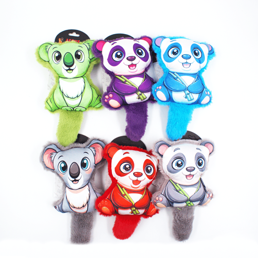 PANDA VİGVİGLİ KÖPEK OYUNCAĞI MİX