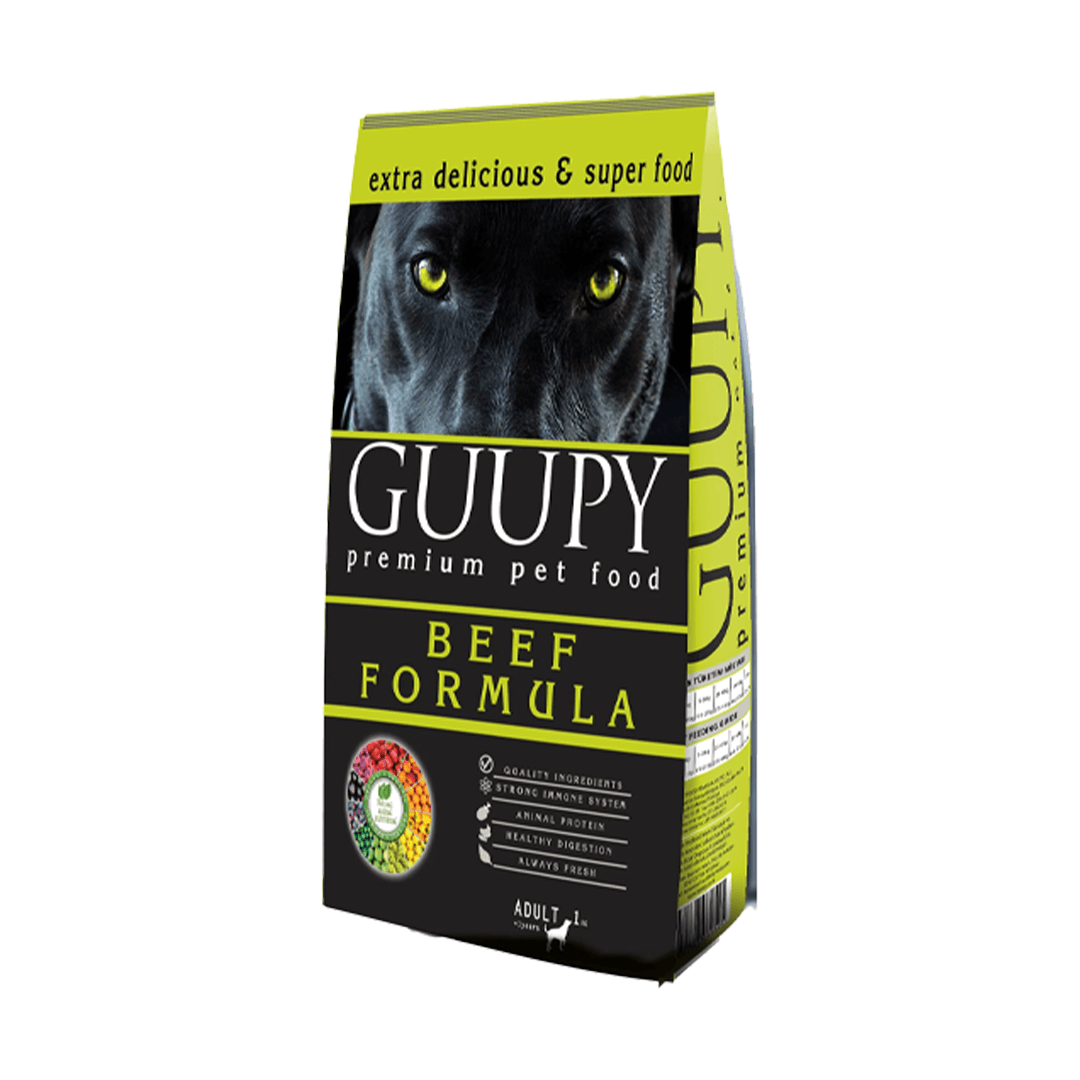 GUPPY ADULT DOG 18/7 BEEF 15 KG