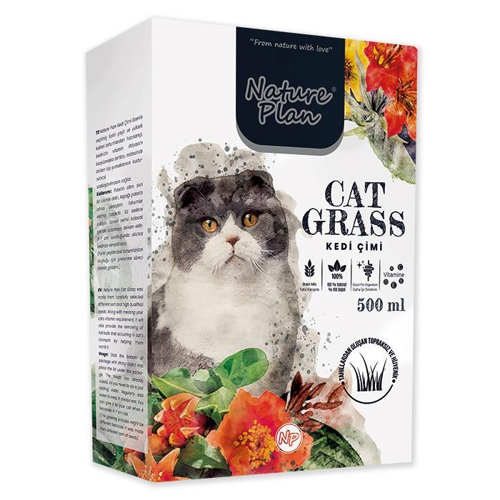 NATURE PLAN KEDİ ÇİMİ 15 Lİ