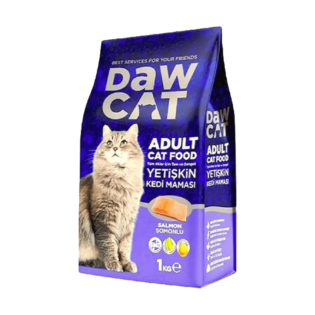 DAWCAT 1 KG SOMONLU YETİŞKİN KEDİ MAMASI