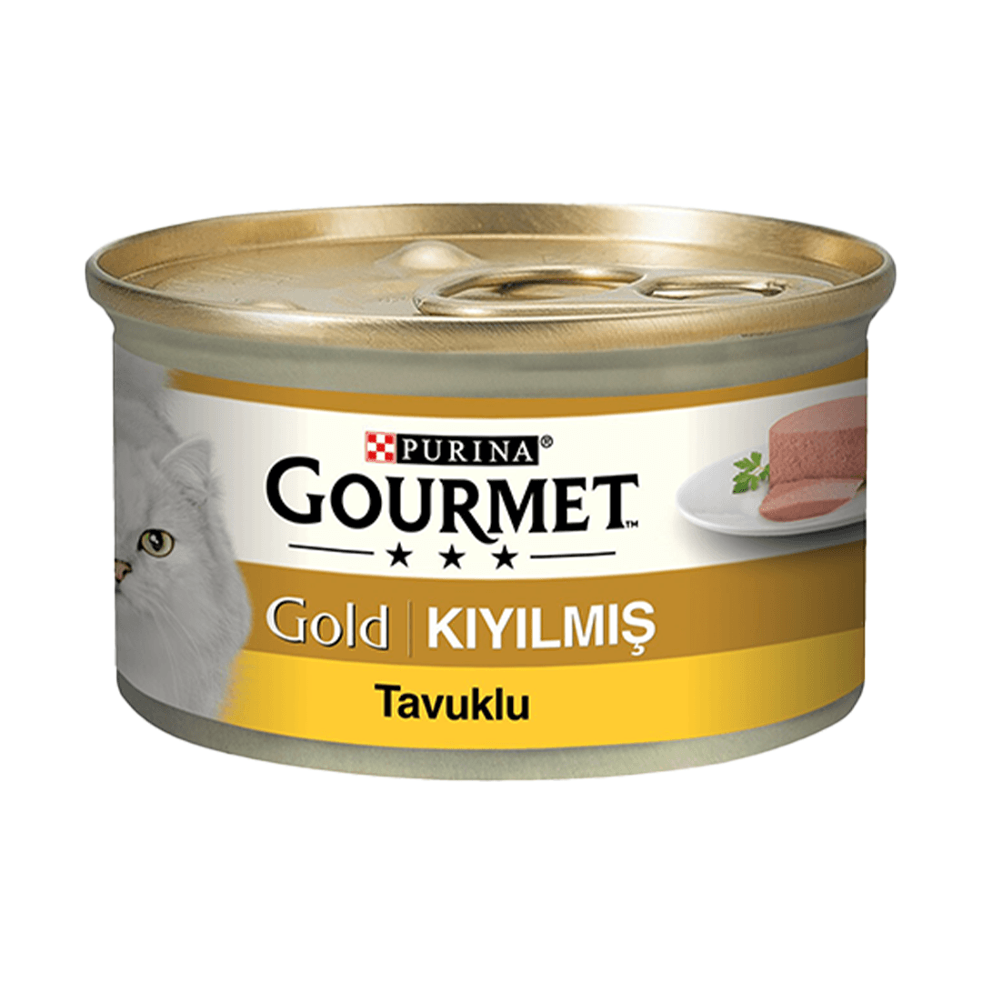 Gourmet Gold Kıyılmış Tavuk Etli Kedi Yaş Mama 85 Gr