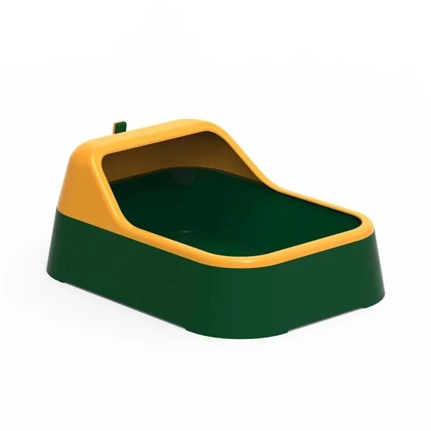 RAİNBOW AÇIK KEDİ TUVALETİ YEŞİL TURUNCU