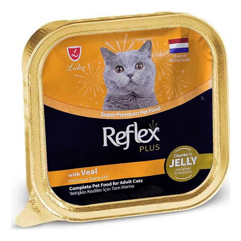 Reflex Plus Jöleli Dana Etli Kedi Konservesi 85 GR