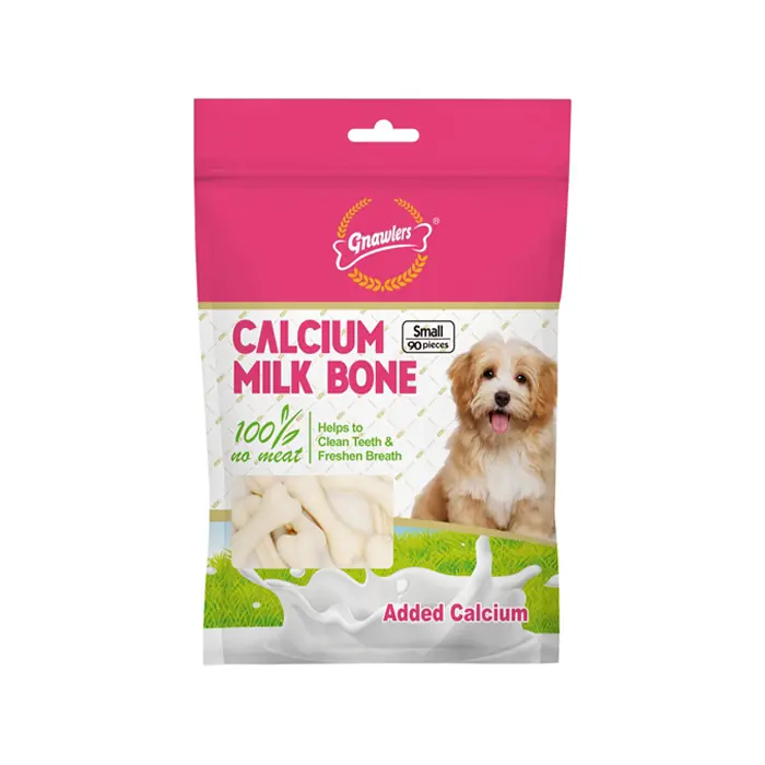 Gnawlers Calcium Milk Bone Köpek Ödülü 5cm 90'lı Paket 850gr