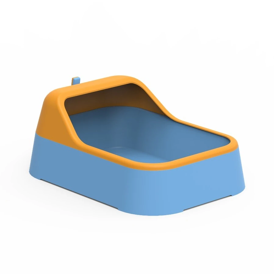 RAİNBOW AÇIK KEDİ TUVALETİ MAVİ TURUNCU