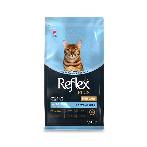Reflex Plus Skin Care Somonlu Yetişkin Kedi Maması 1,5kg