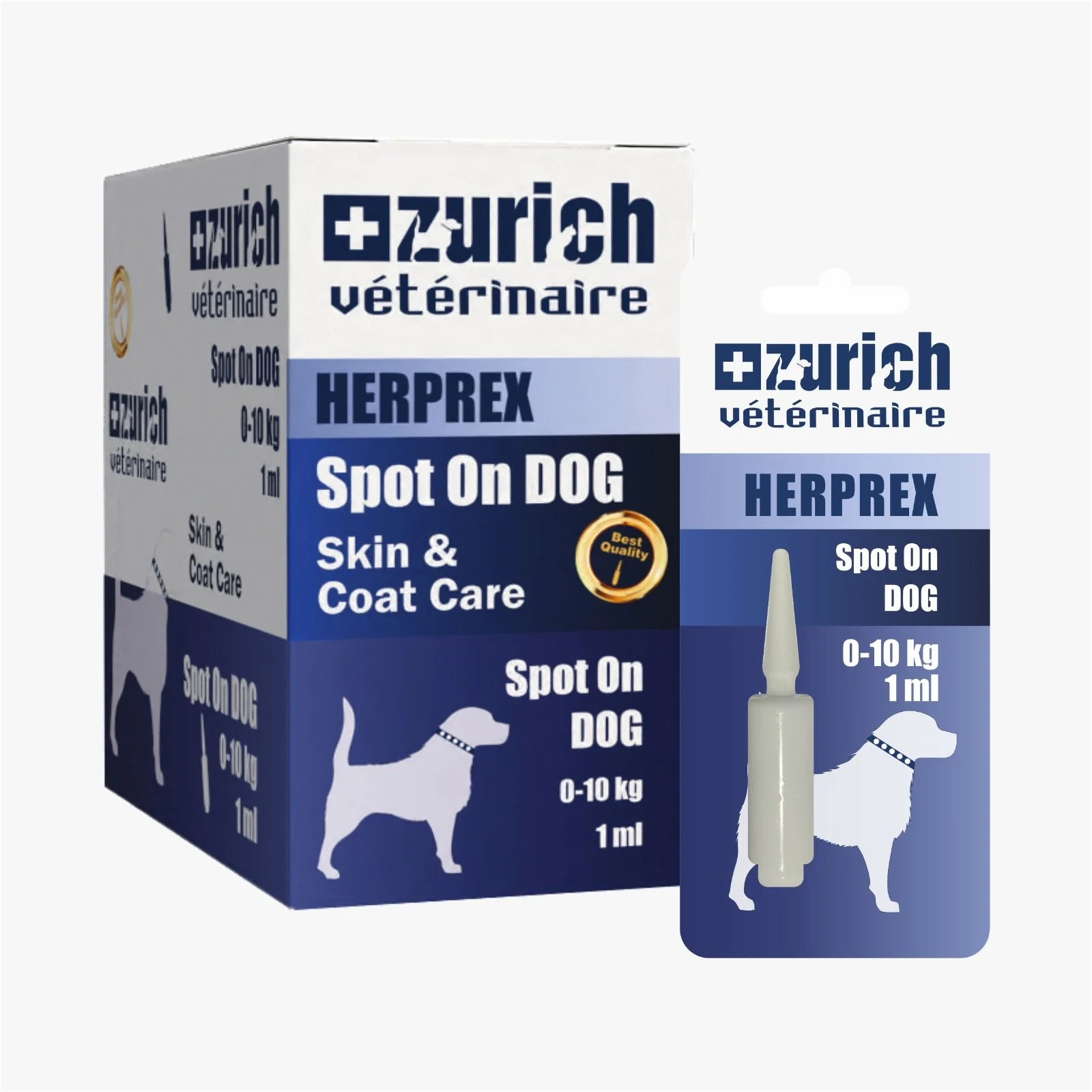 ZÜRİCH KÖPEK ENSE DAMLASI 1 ML