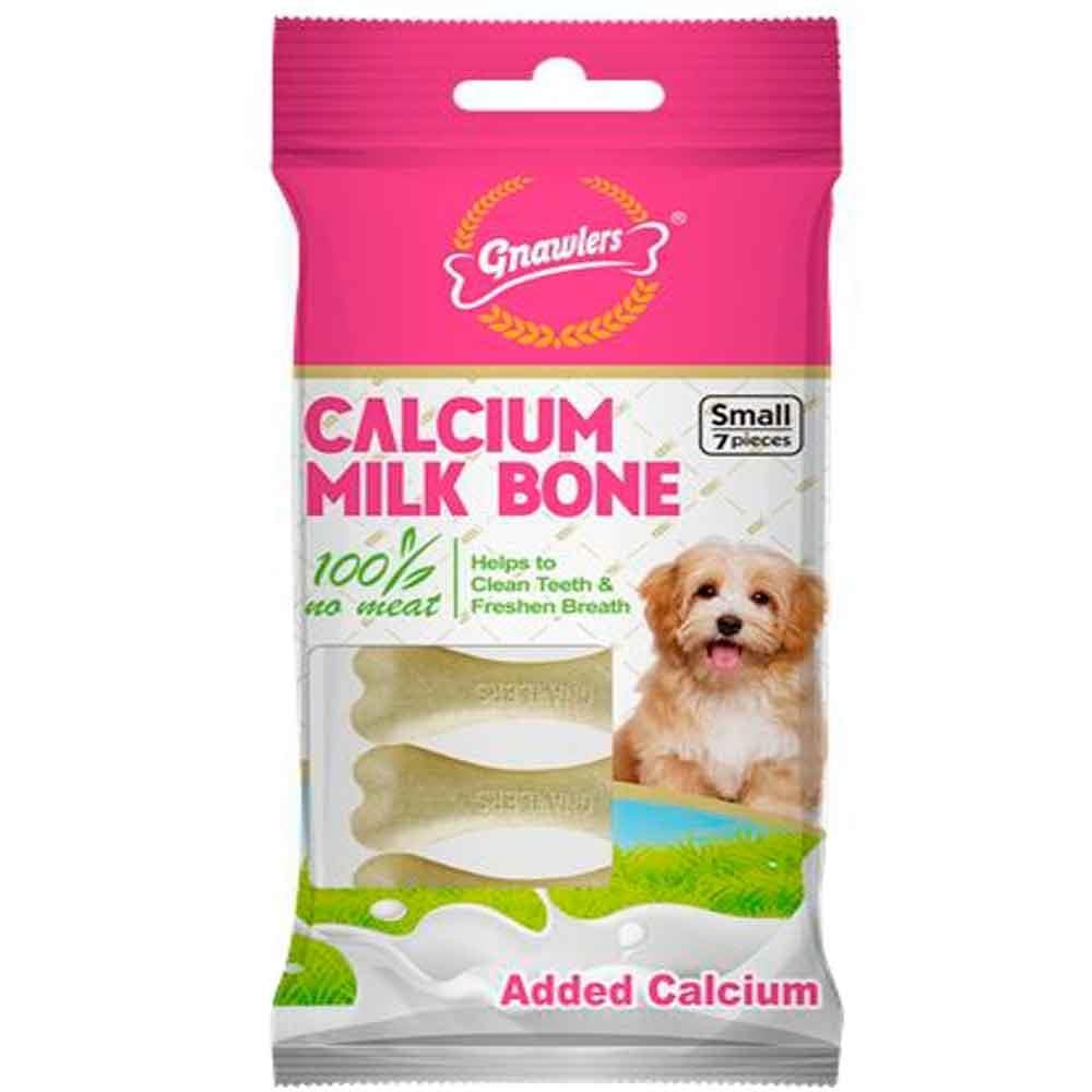 Gnawlers Köpek Ödülü Calcium Milk Bone 7'li Paket