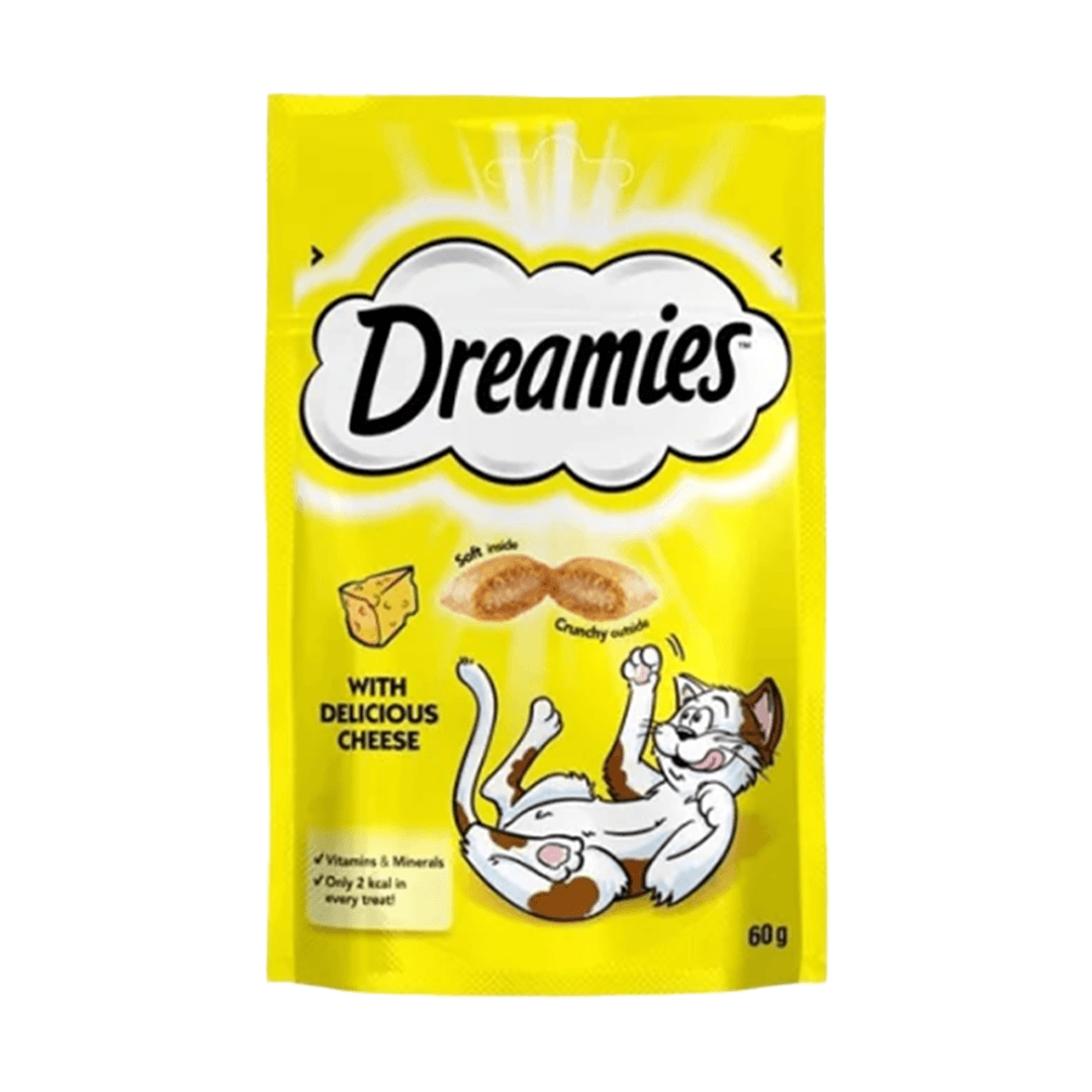 Dreamies İç Dolgulu Peynirli Kedi Ödül Bisküvisi 60gr