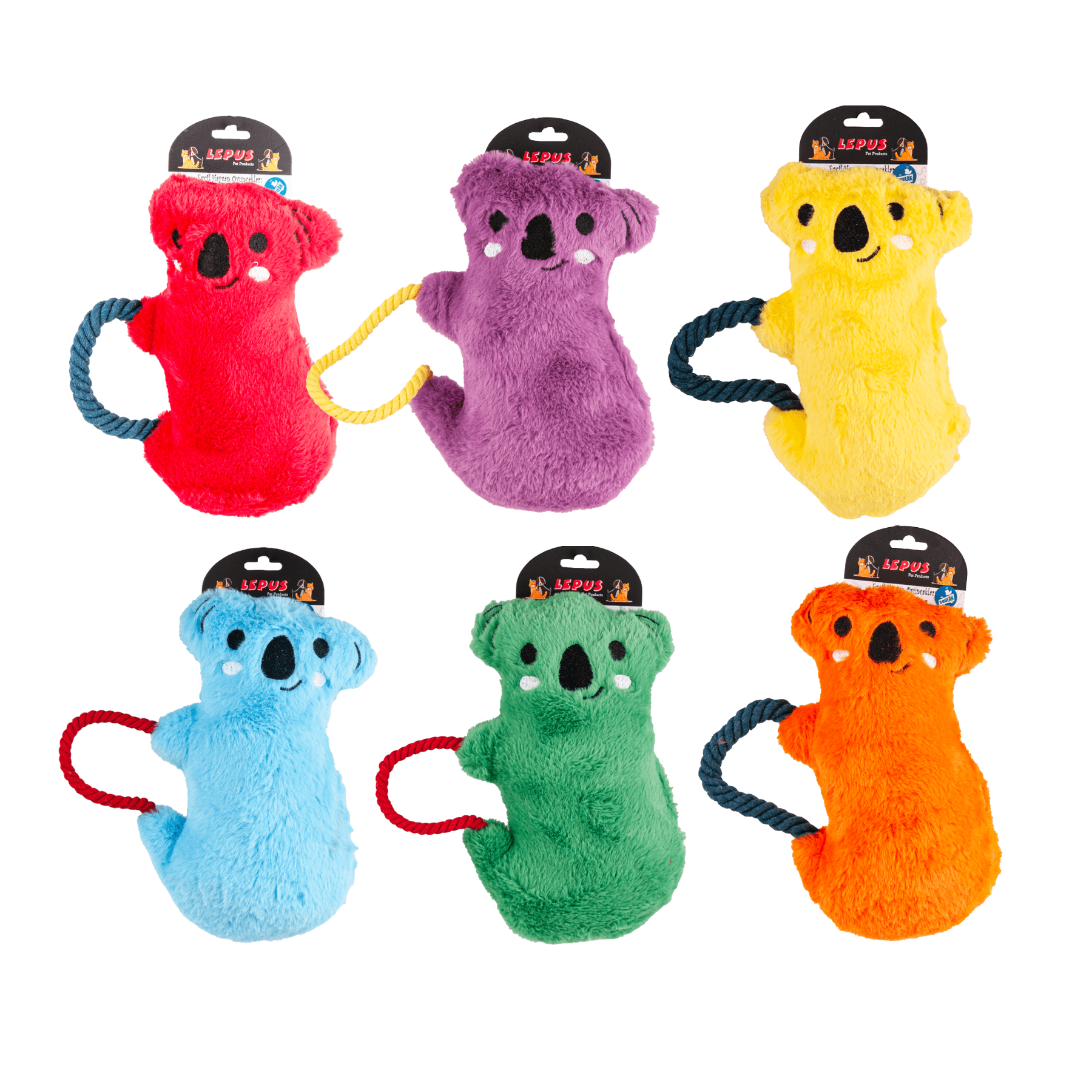 İPLİ KOALA VİGVİGLİ KÖPEK OYUNCAĞI MİX