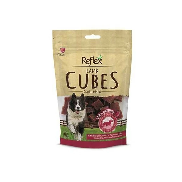 Reflex Kuzulu Küp Dilimli Köpek Ödül Maması 80gr