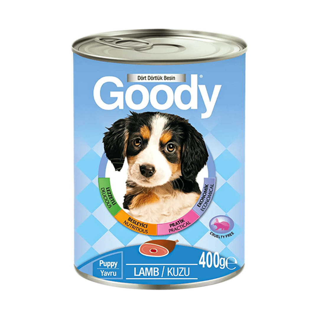 GOODY KUZU ETLİ YAVRU KÖPEK KONSERVESİ 400  GR