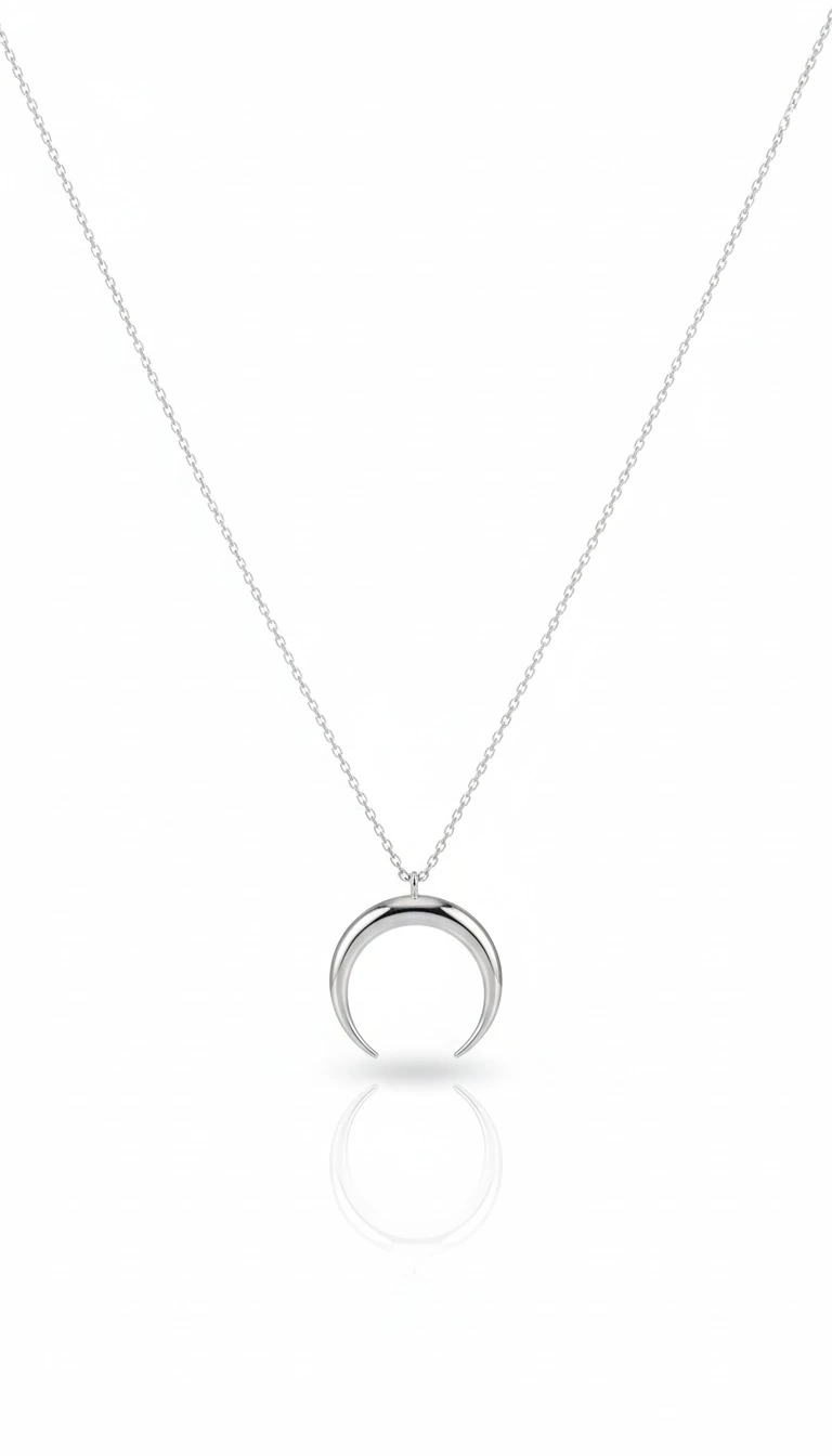 Hilal Kolye 925 Ayar Gümüş