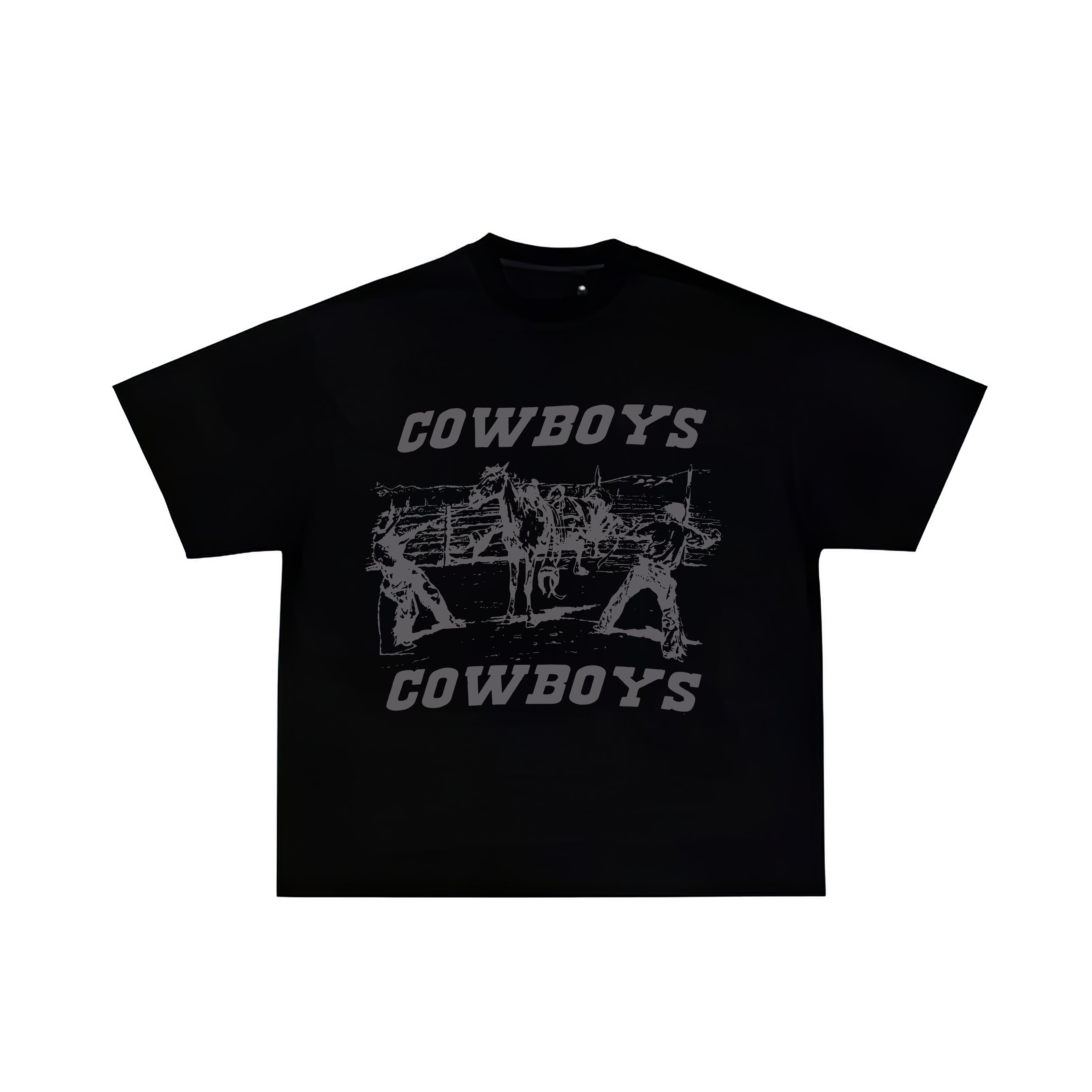 Cowboys Horse Unisex Oversize T-shirt