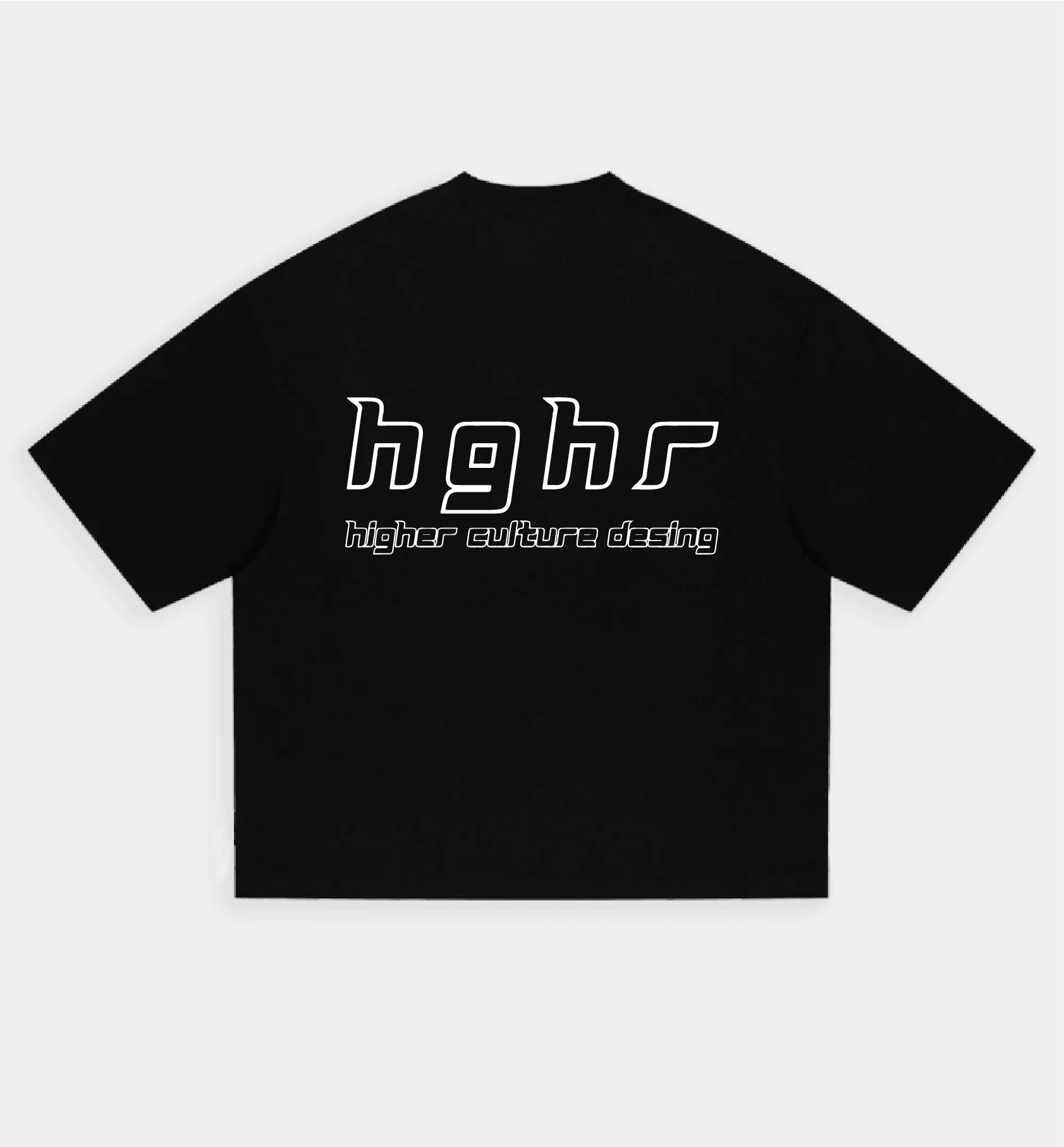 HGHR Back Printed Premium Unisex Oversize T-shirt