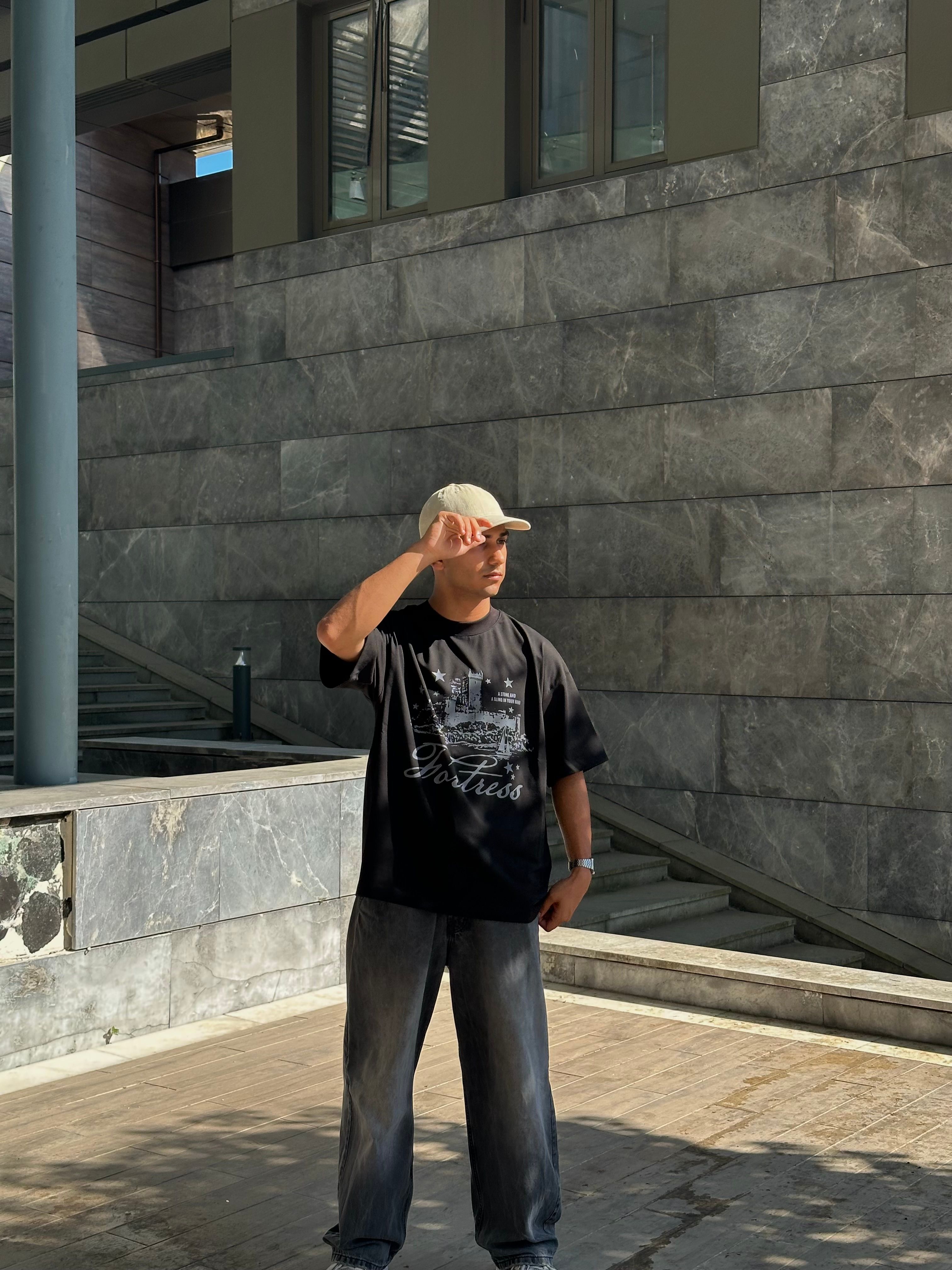 Up To The Stars Premiu Unisex Oversize T-shirt