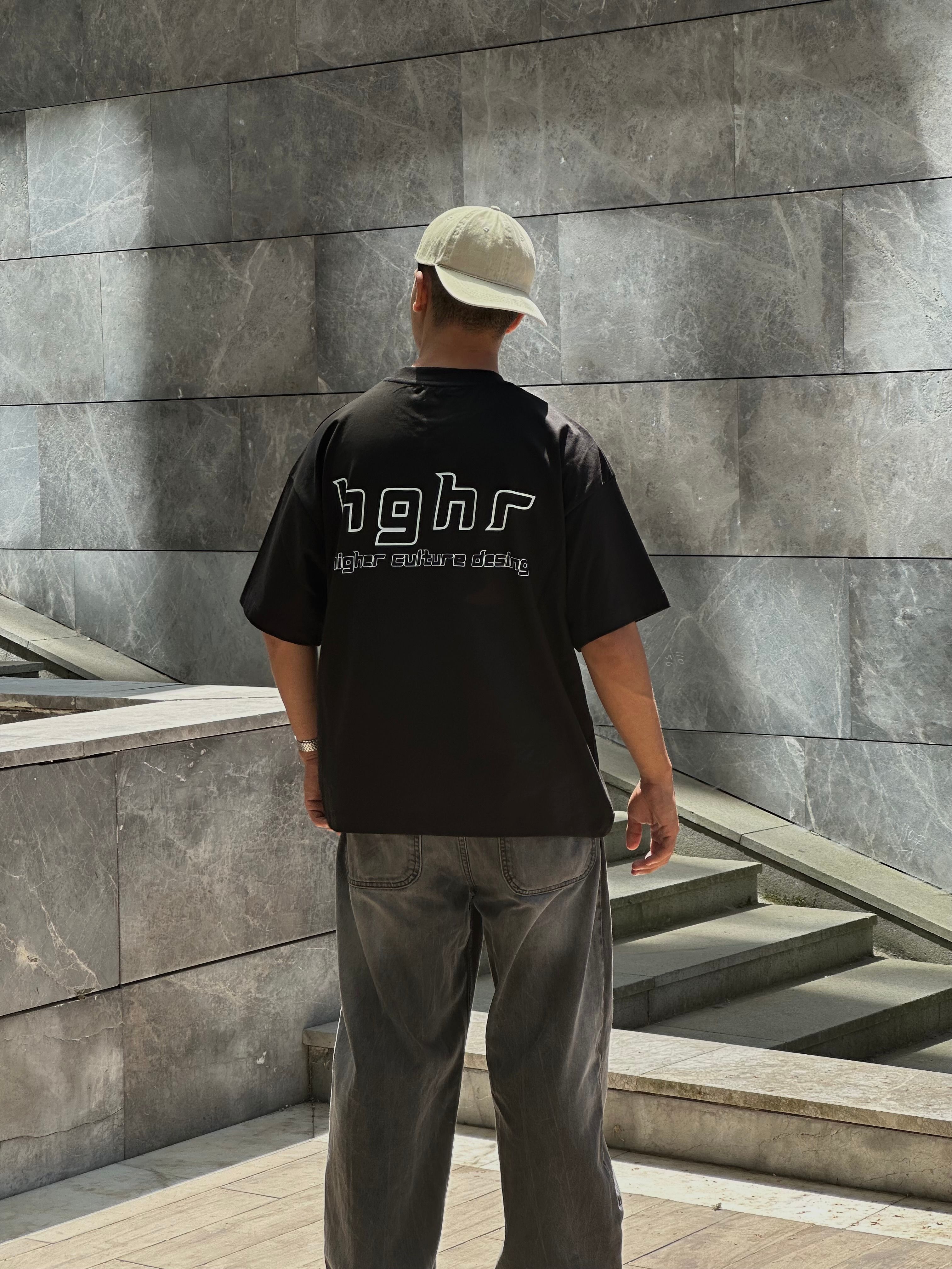 HGHR Back Printed Premium Unisex Oversize T-shirt