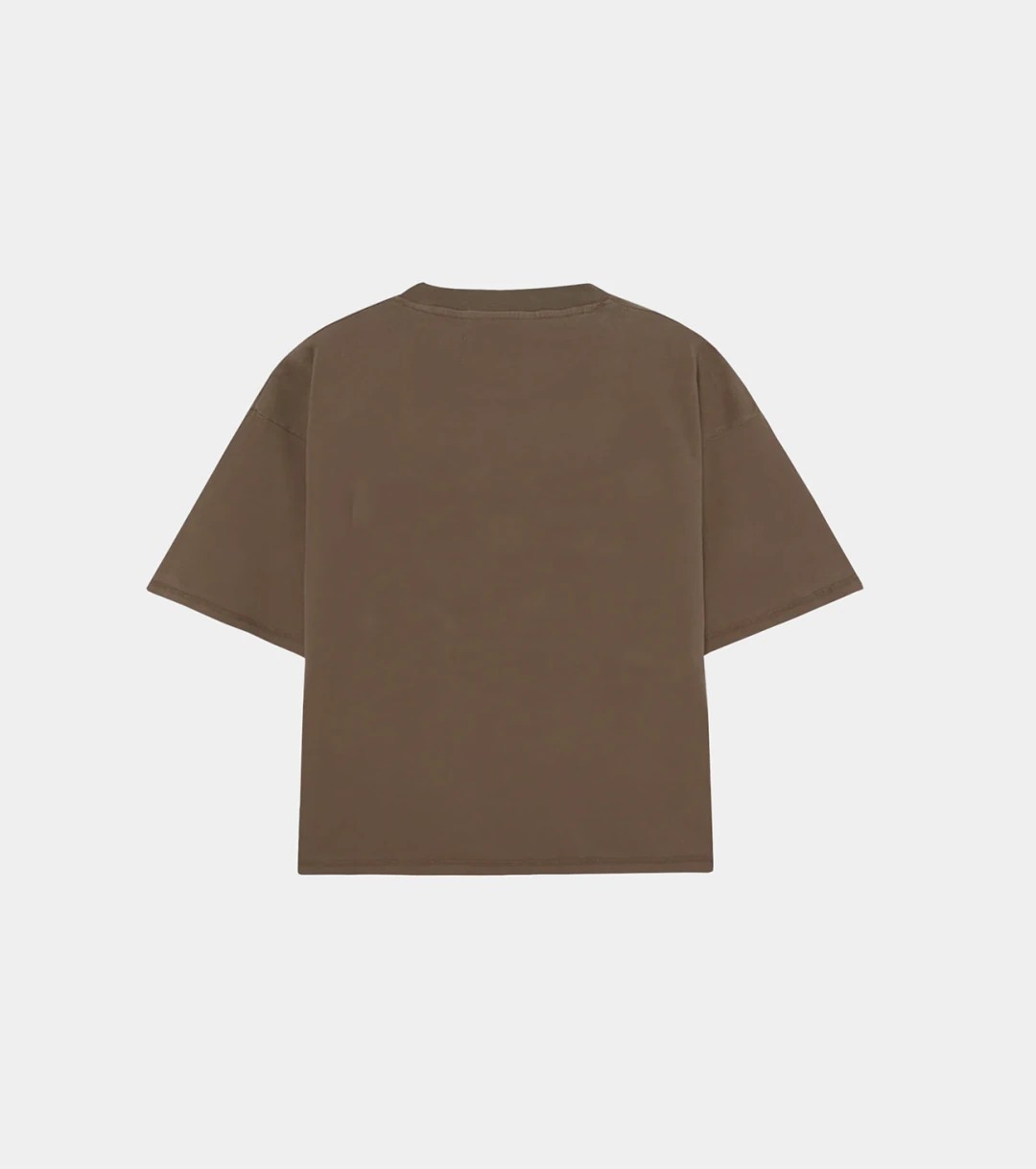 Basic Premium Kahverengi Unisex Oversize T-shirt