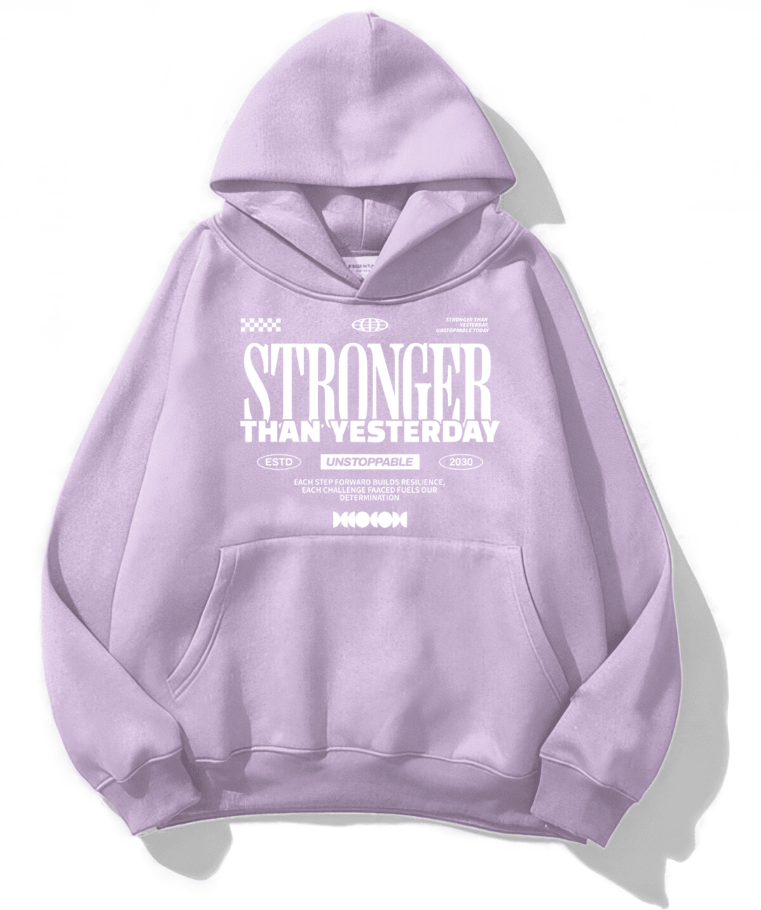 STRONGER PREMIUM UNISEX OVERSIZE SWEATSHIRT - Lila