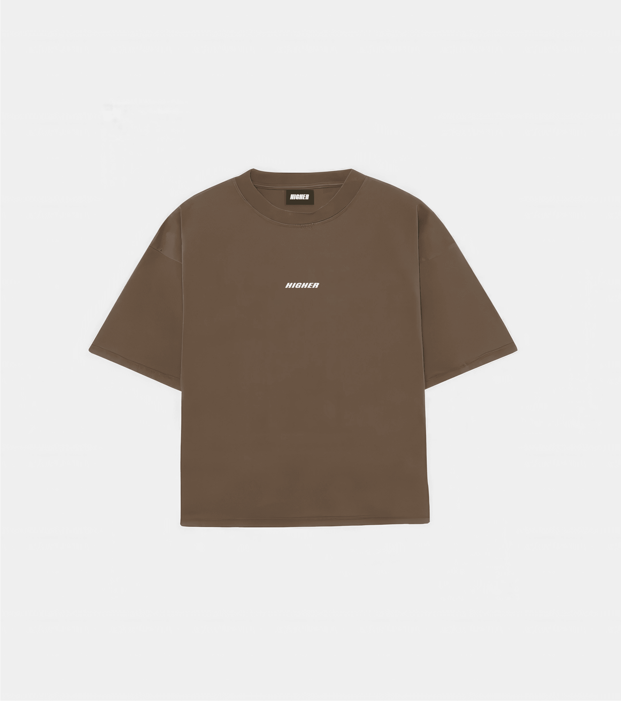 Higher Premium Unisex Oversize T-shirt - Kahverengi
