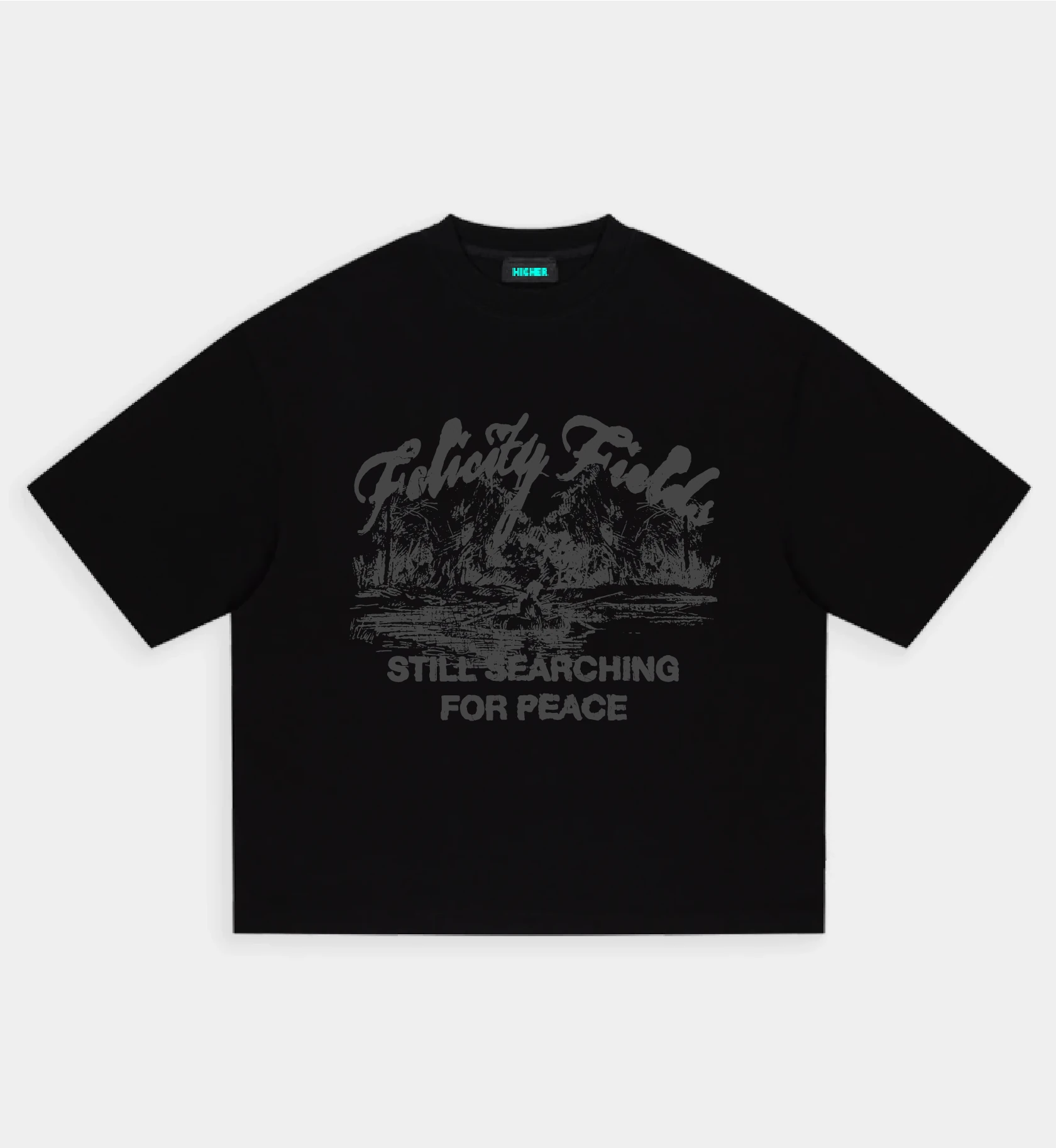 Still Searching For Peace Premium Unisex Oversize T-shirt