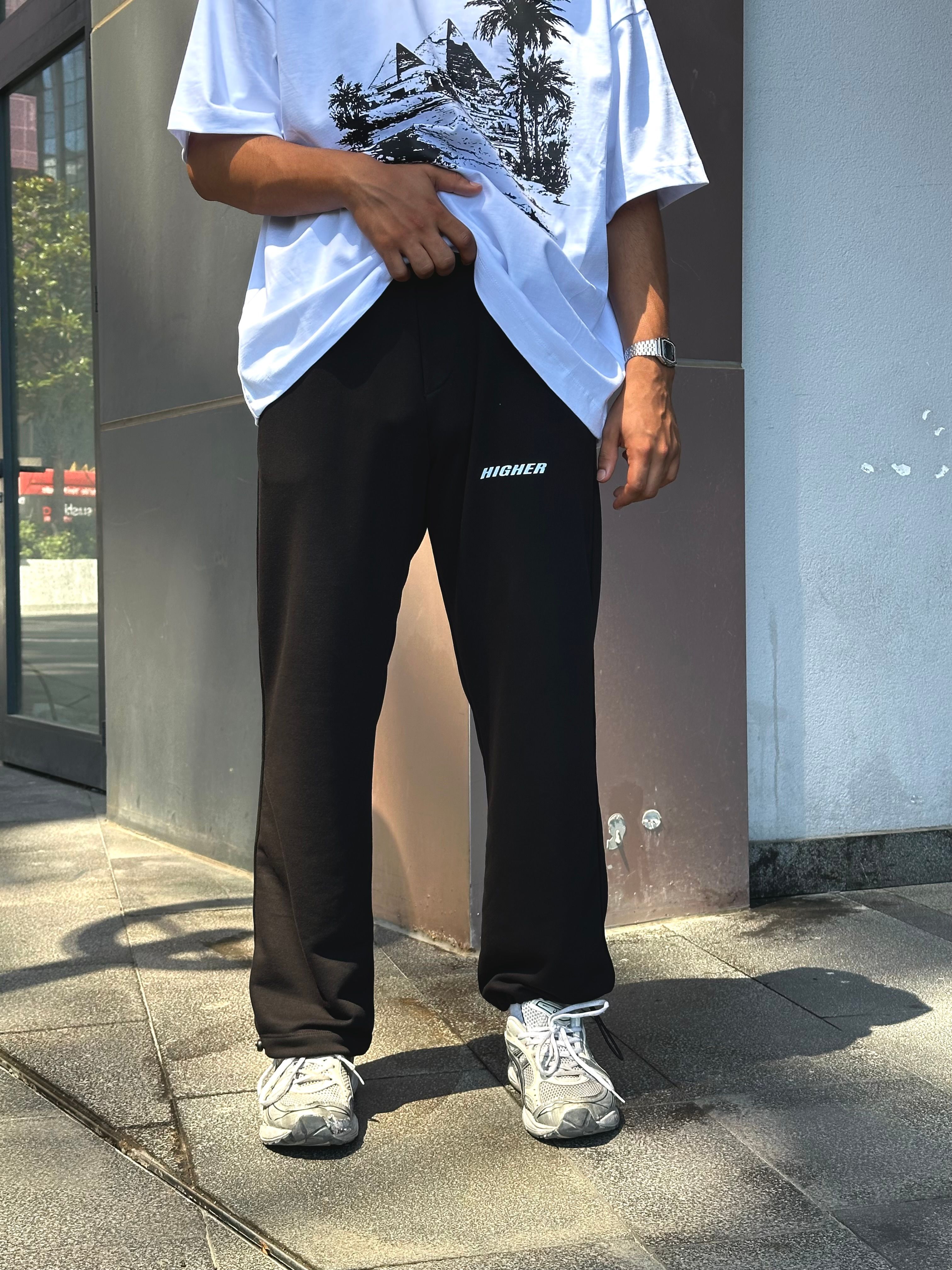 Yazlık HIGHER Premium Ayarlanabilir Paça Oversize Eşofman Altı