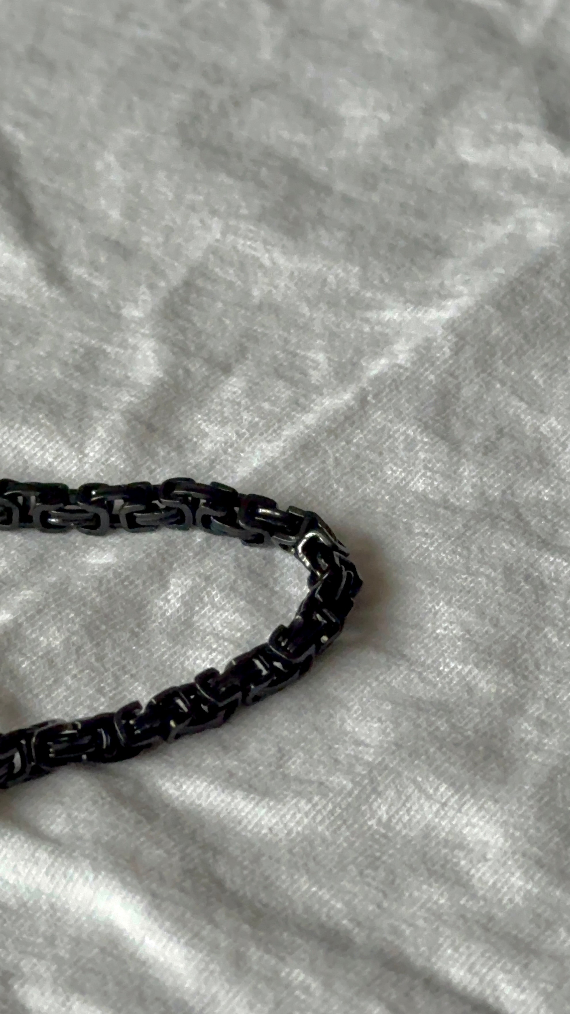 Black Snap Slot Bracelet