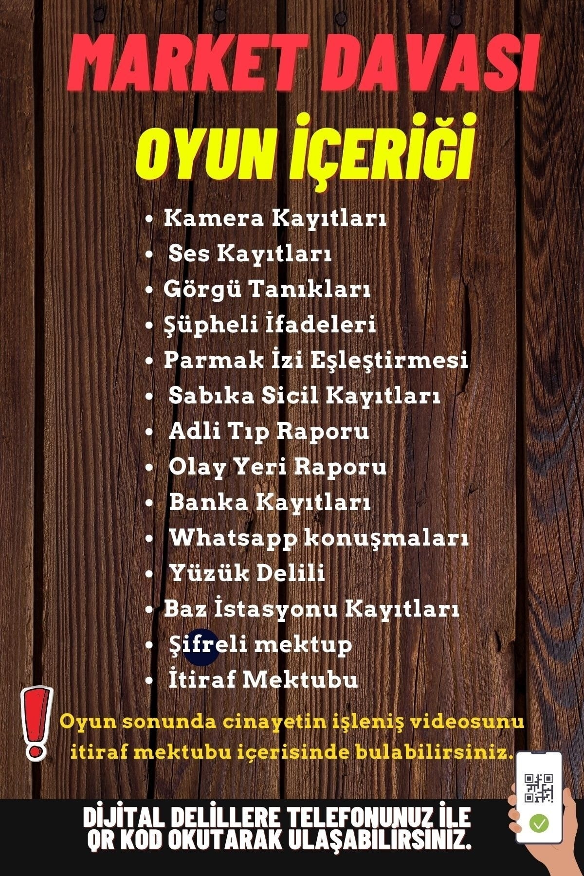 Market Davası Dedektif Oyunu | Cinayet Çözme Dedektiflik Oyunu