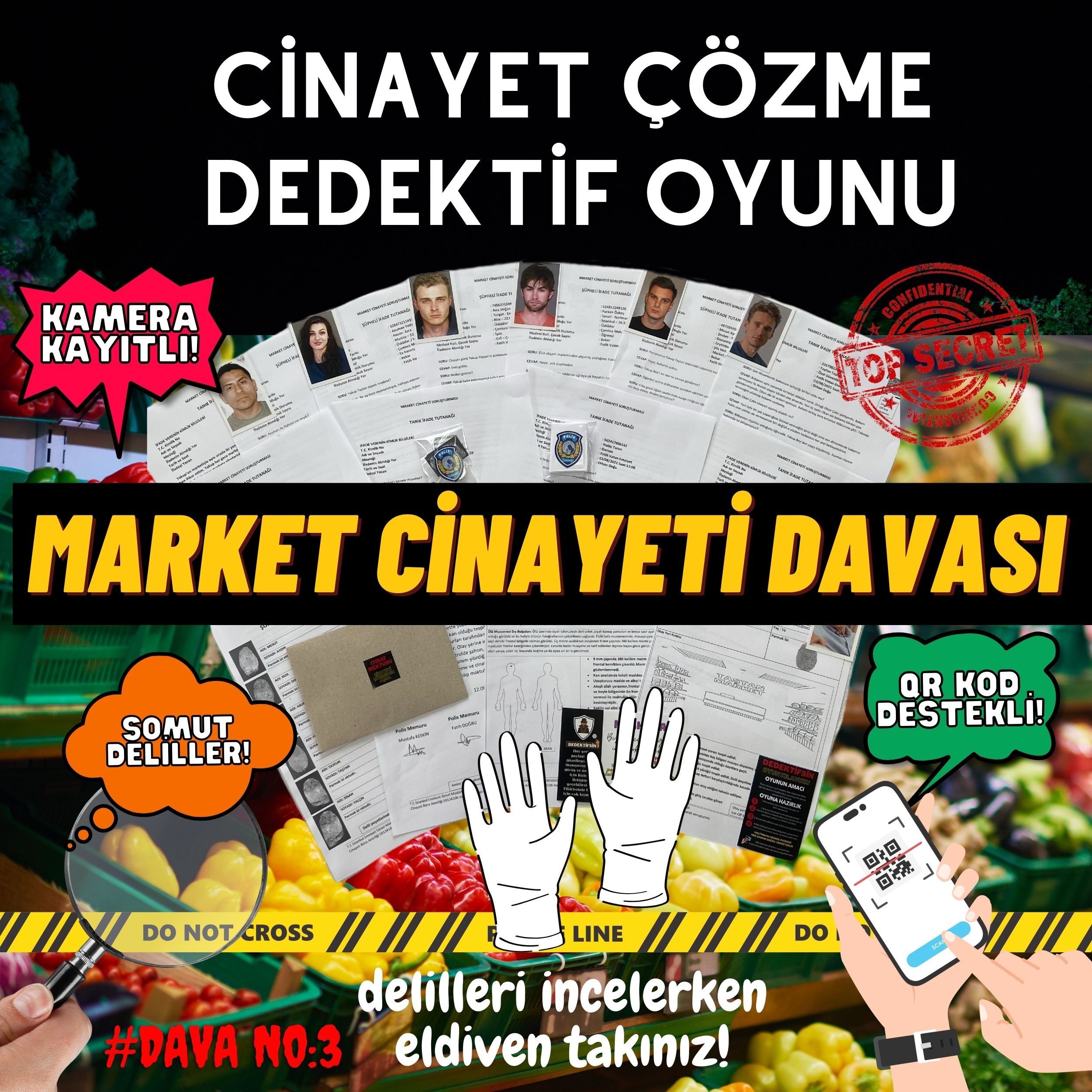 Market Davası Dedektif Oyunu | Cinayet Çözme Dedektiflik Oyunu