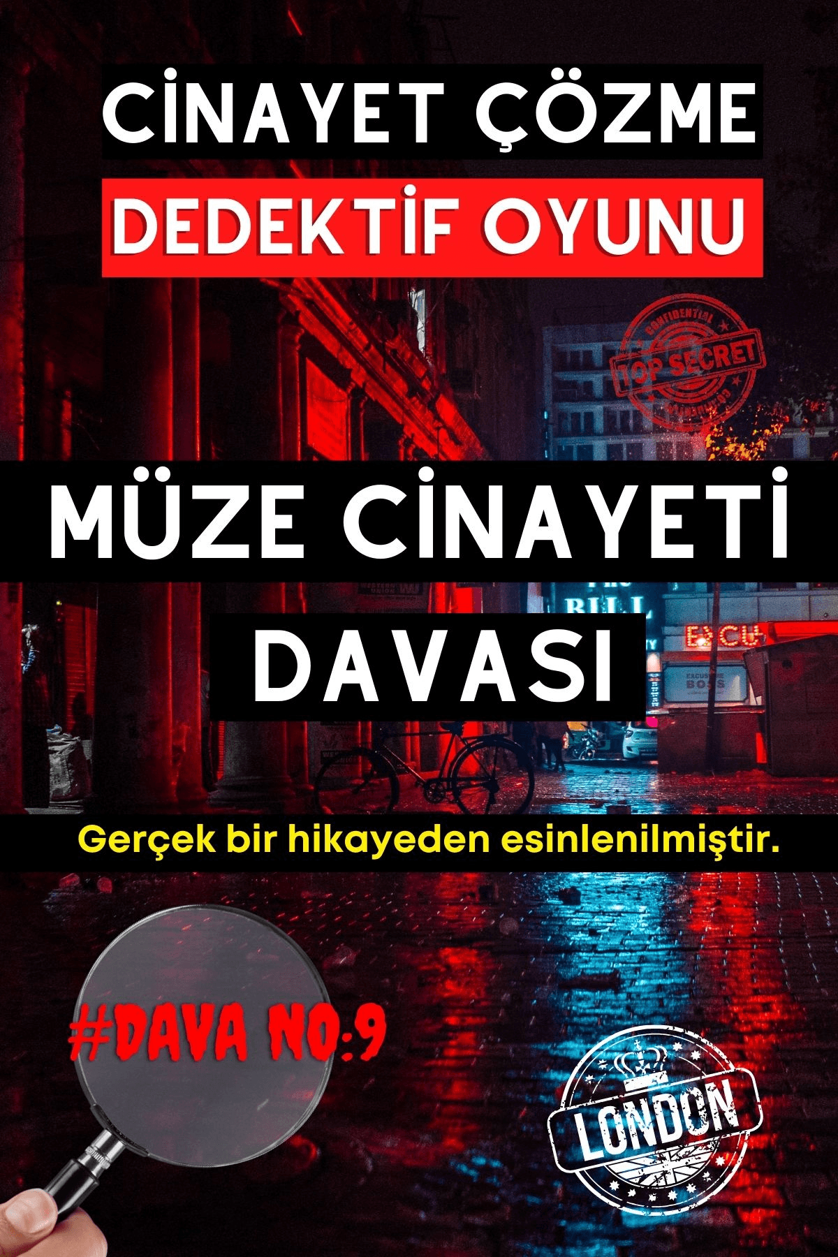 Anında İndirilebilir | 9'lu Ekonomik Paket Yazdırılabilir PDF Dedektif Oyunu